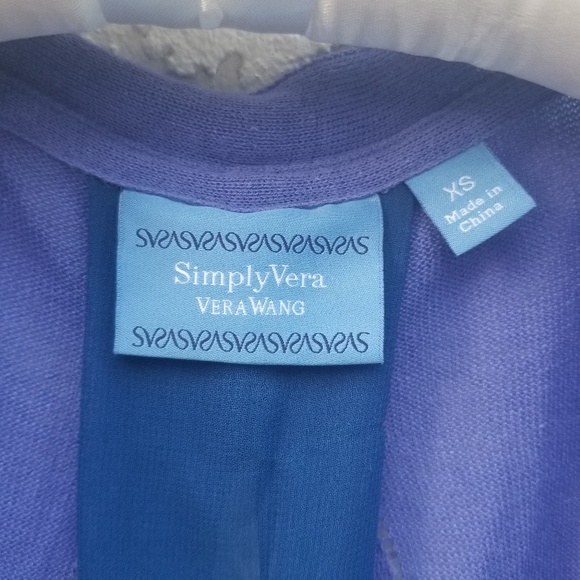Simply Vera Vera Wang lilac cardigan - Picture 5 of 5